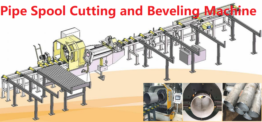 pipe cutting and beveling machine
