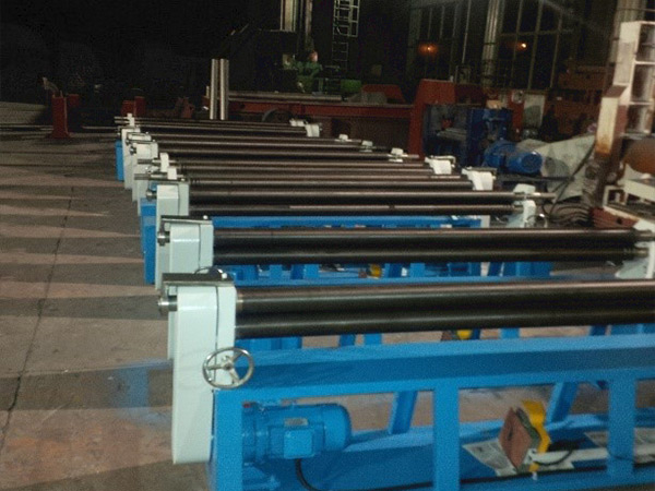 Mechanical three - rollers unsymmetrical plate rolling machine