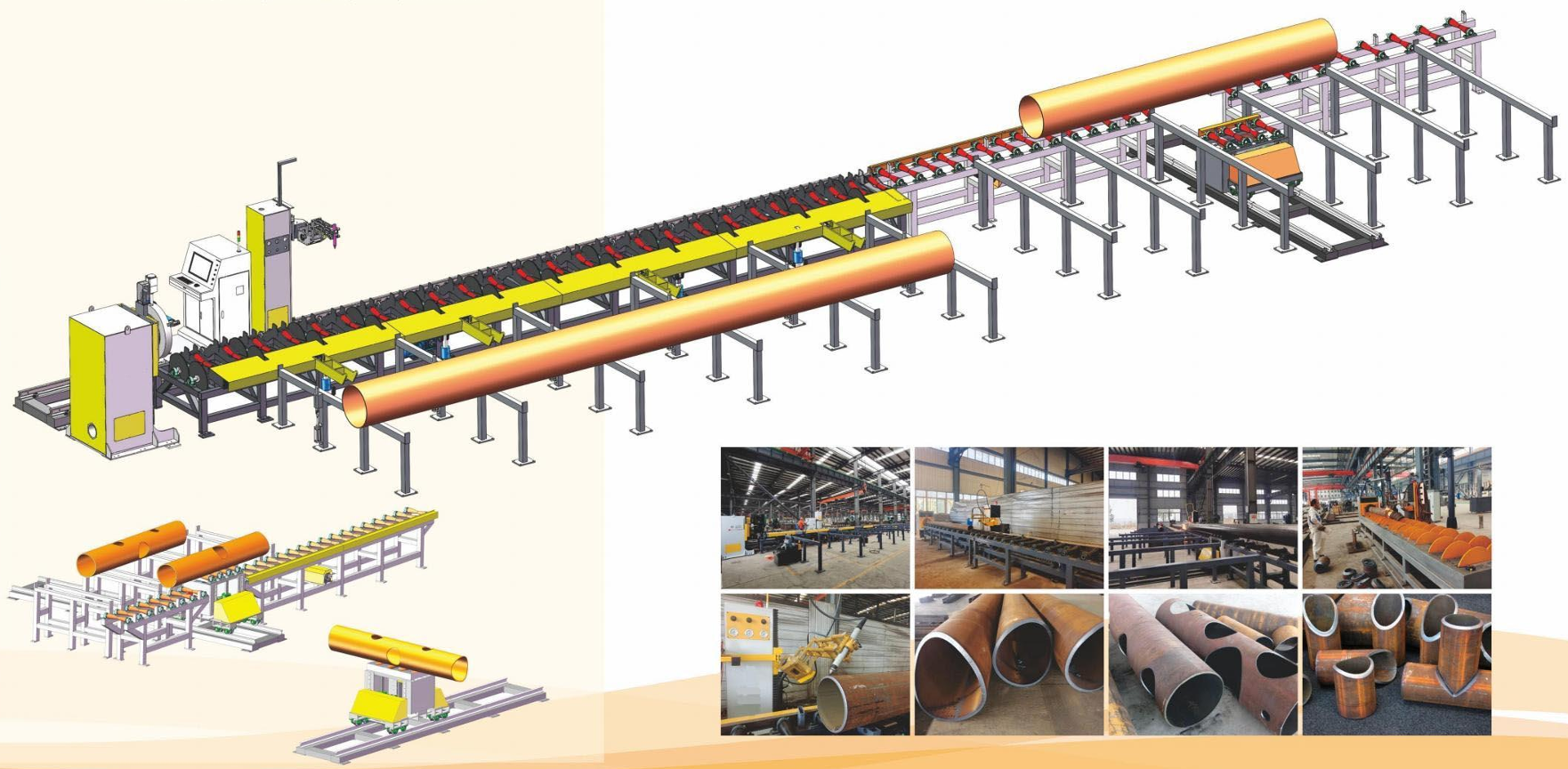 cnc f p cut and bevel line