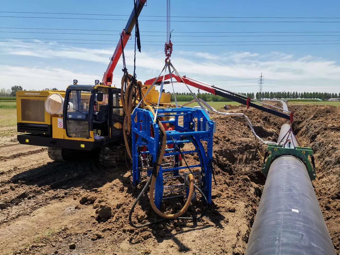 pipeline heating machine