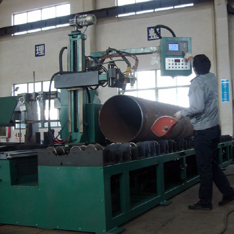 High Efficiency 2~6 Axis CNC Pipe Flame And Plasma Cutter for Pipe Spool Fabrication Line