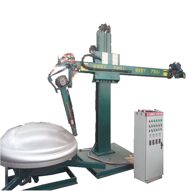 Pressure Vessel Polishing and Cleaning Machine for Pipe and Head