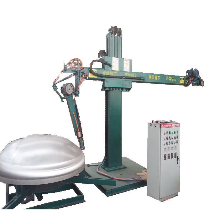 Multifunctional Head Polishing Machine for Pressure Vessel Production Line