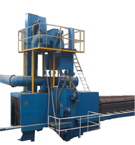 Steel Structure Shot Blasting Machine for H/T/I Beam and Pipe 