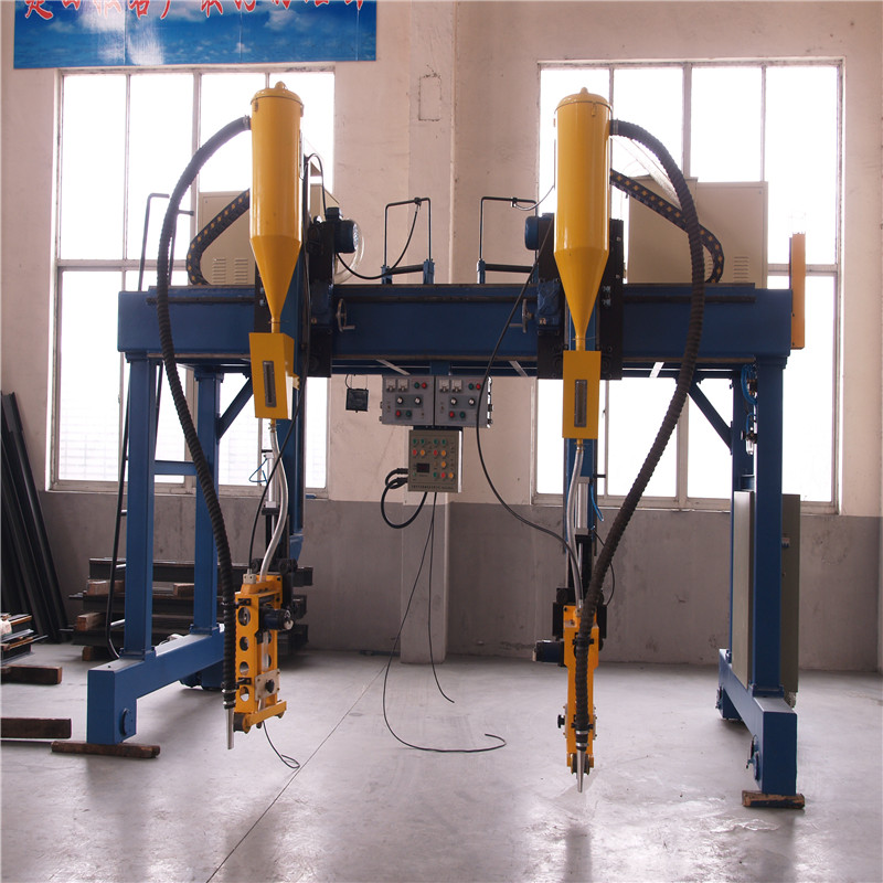 Single Side T Beam Gantry Welding Machine with Power Source for H Beam Production Line