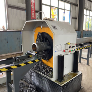 Large Diameter Pipe Prefabrication Cutting And Groove Machine with Automatic Feeding Roller
