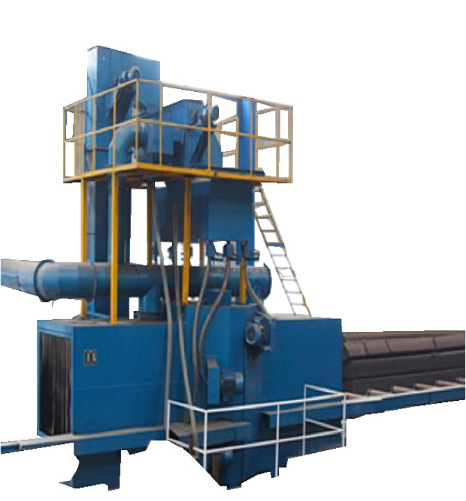 Good Quality Large Desktop H Beam Sand Blasting Machine with Power Source