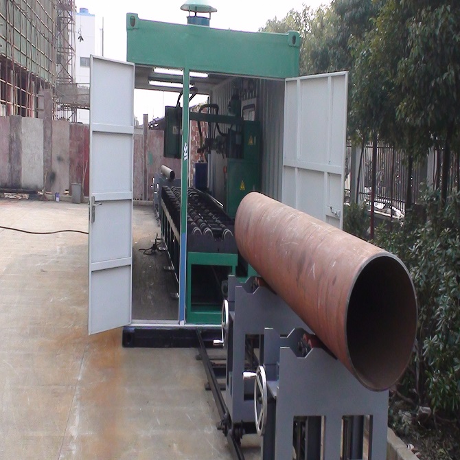whole movable type pipe spool fabrication solution for stainless steel gas plant