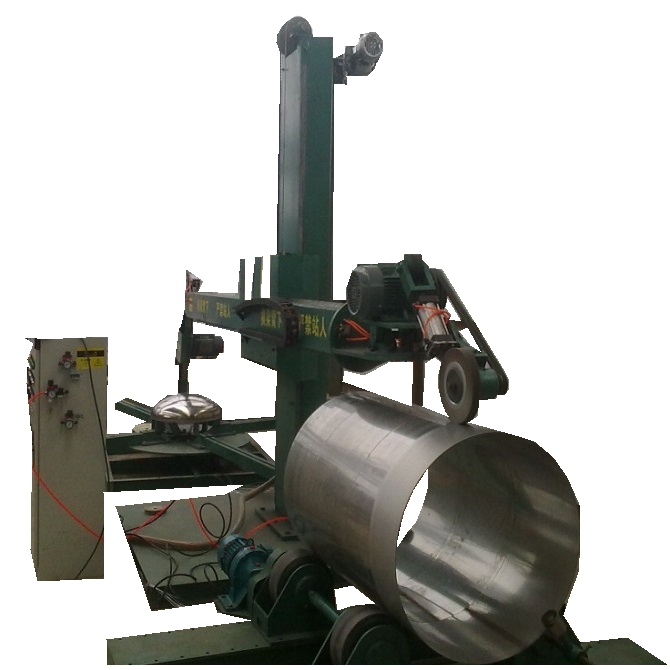 Multifunctional Head Polishing Machine for Pressure Vessel Production Line
