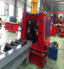 stationary and strong power CNC pipe end beveling machine in alloy steel power plant