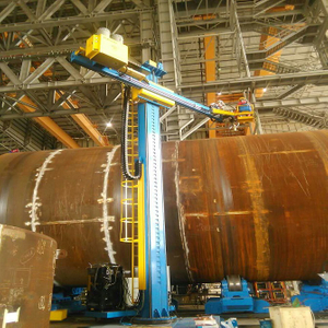 High Efficiency Welding Manipulator with Double Column for Pressure Vessel Production Line
