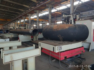 pipe fitting up machine