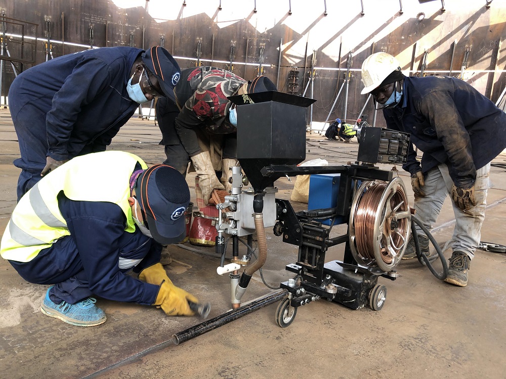 Automatic Submerged Arc Welding Tractor