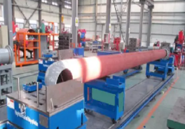 What is the application of pipe spool fabrication line?