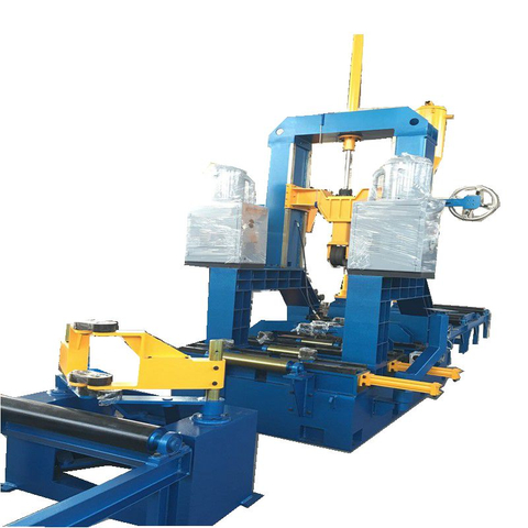 High Efficiency Double-head Gantry TIG H Beam Straightening And Welding Machine