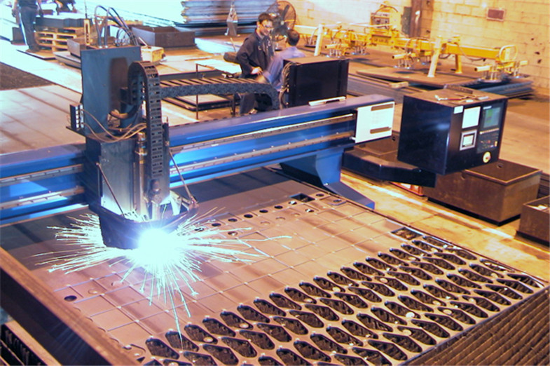 CNC plasma flame cutting machine