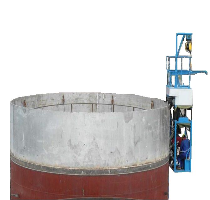 Automatic Girth Tank Welder for Oil Tank with Single Side Welding