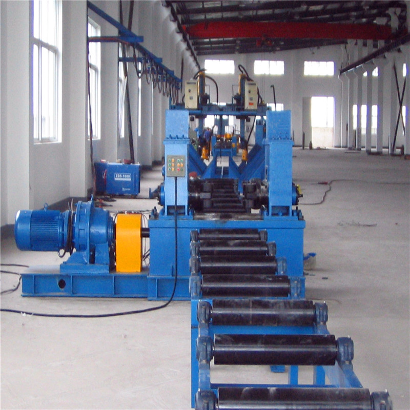 High Precision Automatic H Beam Straightening And Welding Machine for Steel Structure Fabrication Equipment