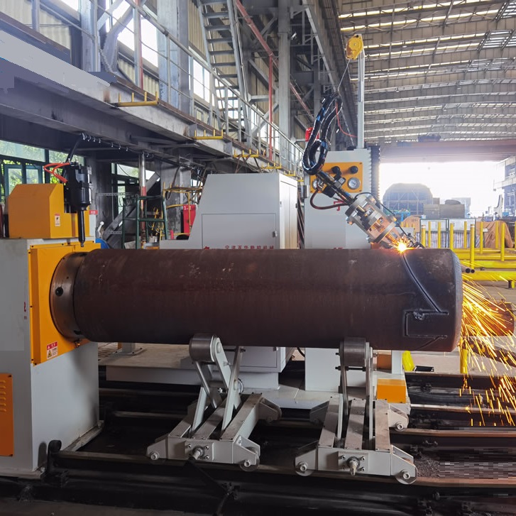 Roller Type 5 Axis Pipe Spool Plasma Cutting Machine