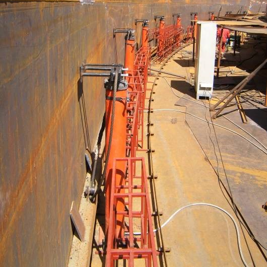 WINCOO YT Series Hydraulic Jacks: Advanced Three-Stage Lifting Solution for Storage Tank Construction