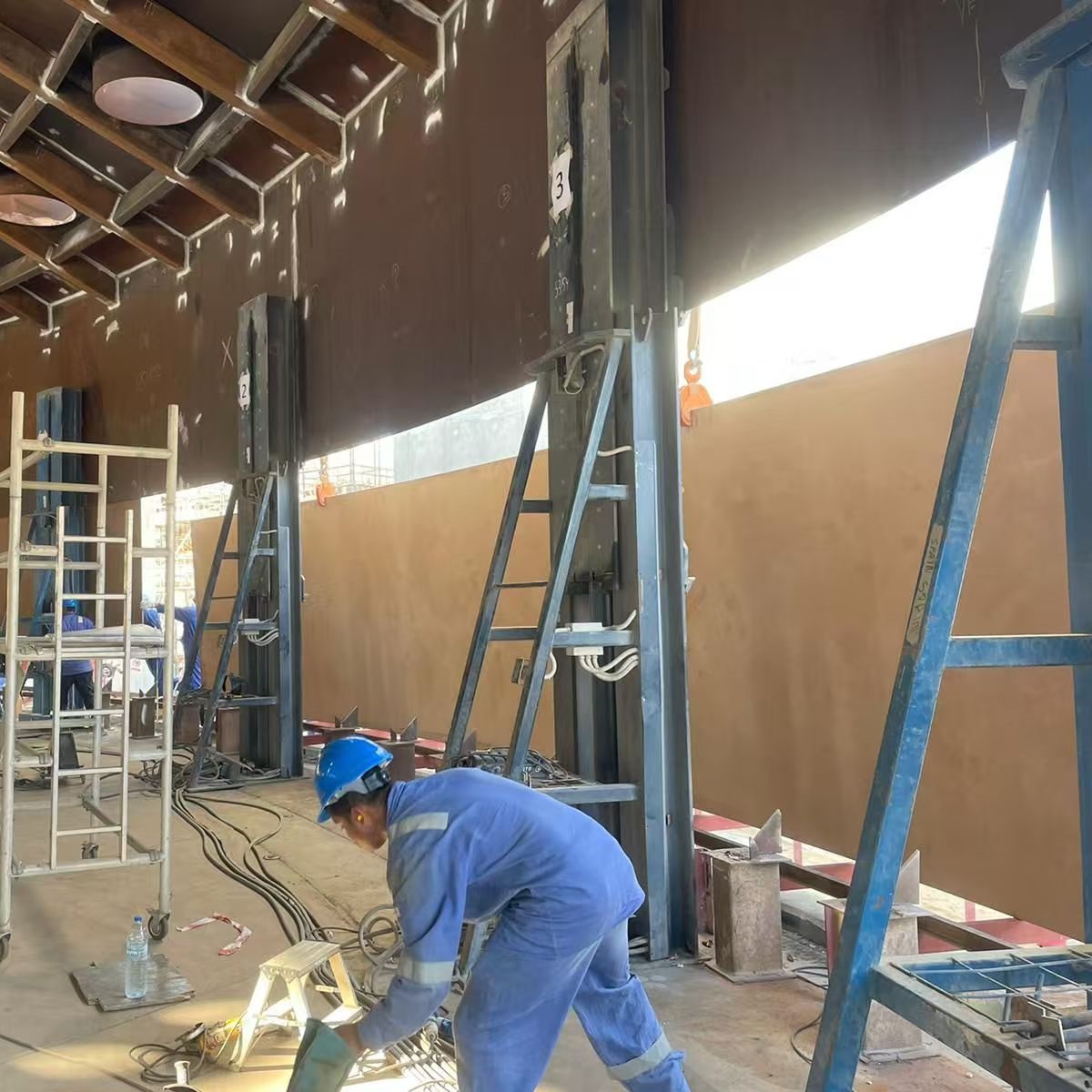 Screw Jack System-Tank Lifting Construction Equipment