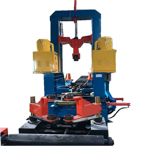 3 in 1 Gantry H Beam Straightening And Welding And Assembling Machine with Sopt Welding