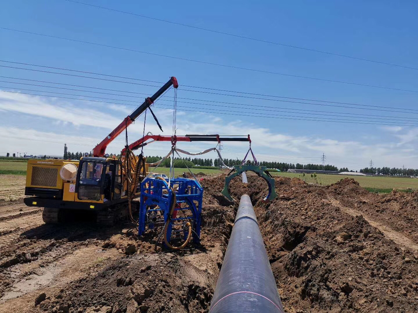 pipeline heating machine