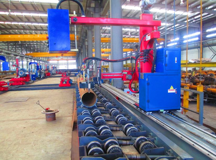 Pipe flame and plasma cutting machine