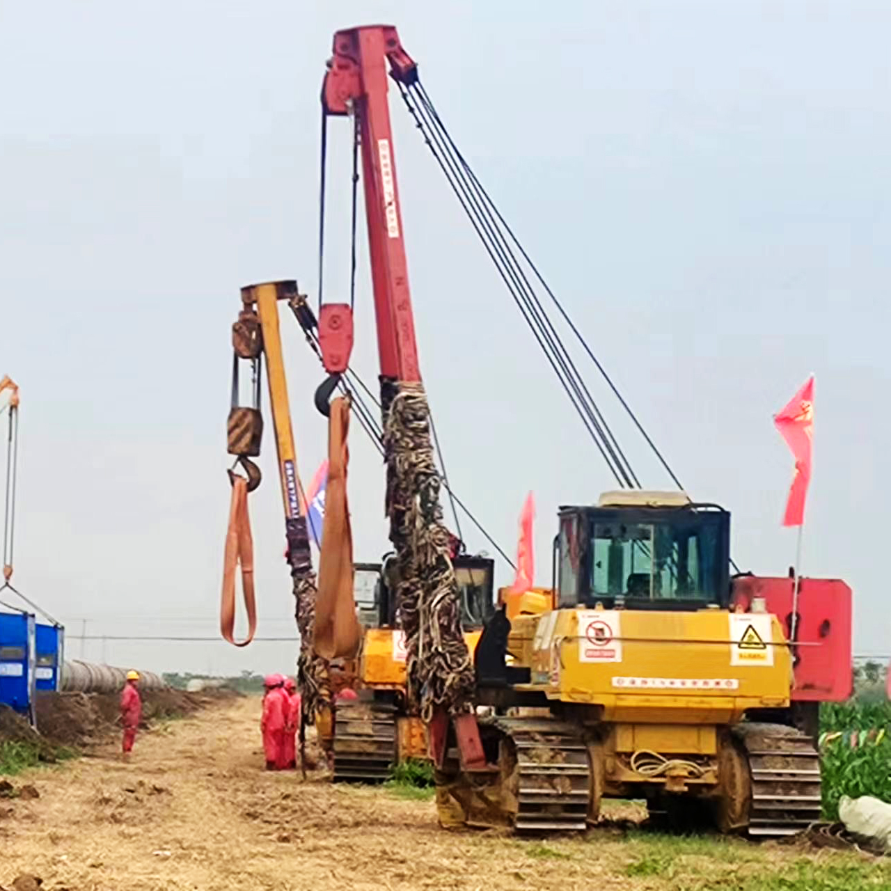 90T Hydraulic Sideboom Pipelayer for Long Distance Pipeline Construction