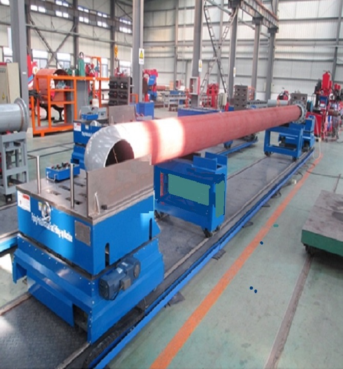 High Speed Roller-bed Type Multi Function Pipe Fitting Up Machine for Cryogenic Steel Pipe