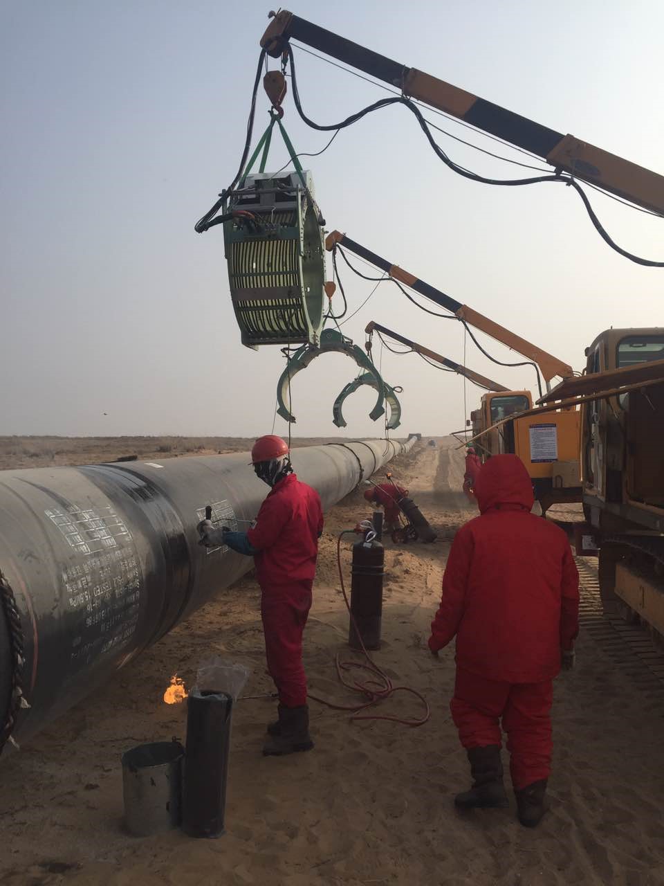 pipeline heating machine