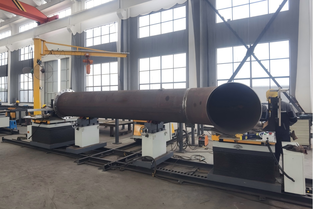 pipe spool fitting up machine