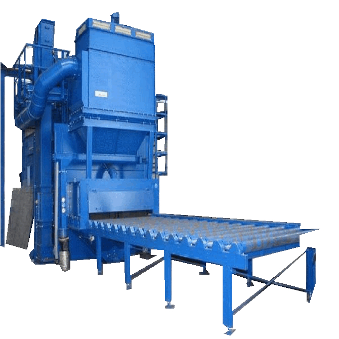 Mobile Compact Sand Blasting Machine for Aluminium with Rotary