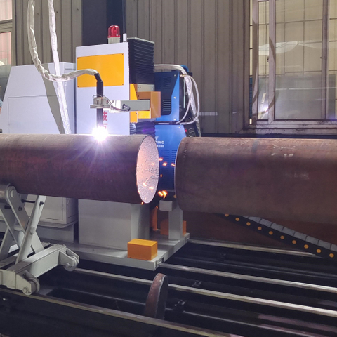 Roller Type 5 Axis Pipe Spool Plasma Cutting Machine