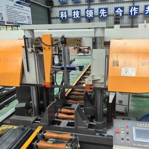 High Efficiency Pipe Band Saw Cutting Machine with CNC Length Measure System